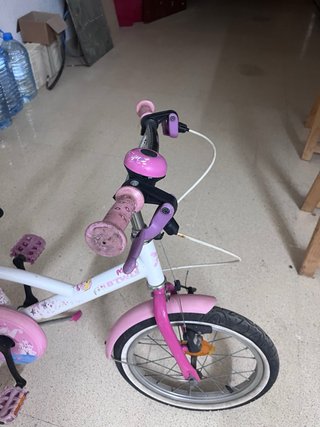 Bicicleta infantil rosa 16 pulgadas