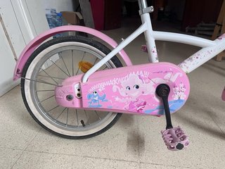 Bicicleta infantil rosa 16 pulgadas