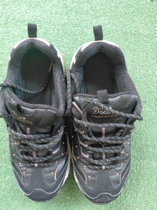 Zapatillas Skechers D'Lites Negro/Dorado
