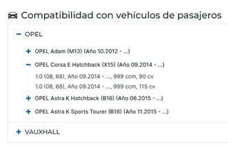 Embrague Opel Corsa E 1.0 90cv/115cv 2014-