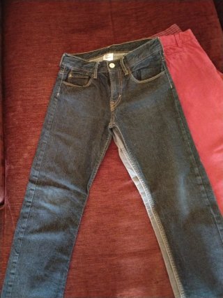 4 pantalones mássimo dutti, Benetton,Denim, Logg