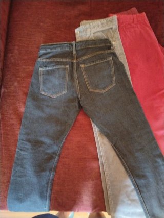 4 pantalones mássimo dutti, Benetton,Denim, Logg