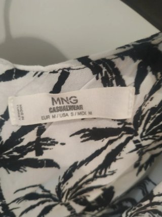 Mono corto Mango palmeras Talla XS