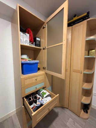 Armario esquinero habitación