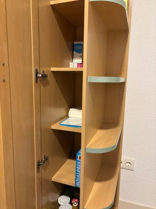 Armario esquinero habitación