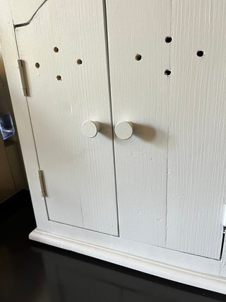 Credenzina legno fatta a mano