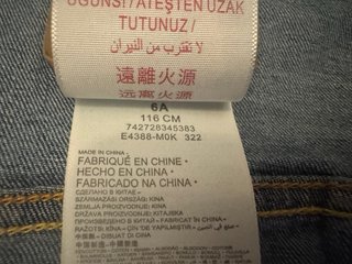 Cazadora vaquera Levi's niña Talla 5