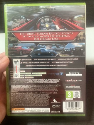 Ferrari Racing Legends Precintado Xbox 360
