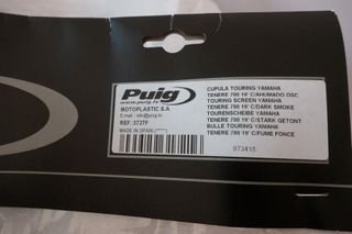Cúpula Puig Yamaha Ténéré 700