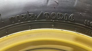 NEUMATICO REPUESTO PEUGEOT 4007 4HN T155/90D16