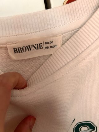 Sudadera Brownie Blanca