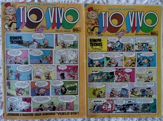 Lote 7 números revista TIO VIVO