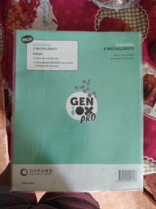 Libro de Biología 2º Bachillerato Geniox