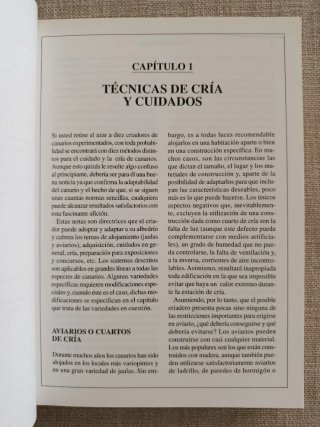 Canarios: Color, Forma Y Canto.