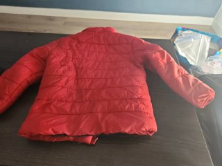 Chaqueta infantil roja talla 6/110cm