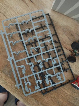 Warhammer 40k Space Ork Boyz y Marines espaciales