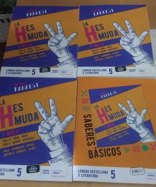 Libros Lengua 5° y Saberes (3 trimestres)