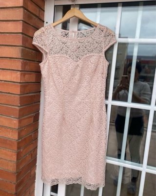 Vestido Naf Naf corto rosa fiesta