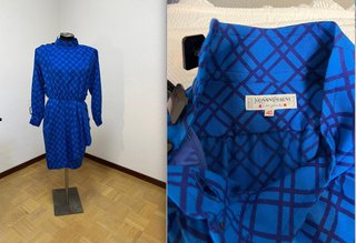 Vestido YSL Otoño Años 70 Talla 40