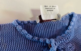 Bolero Pili Carrera Rebeca Azul Bebé