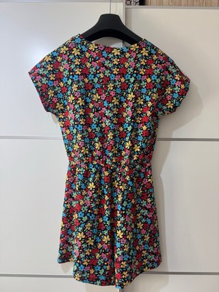 Vestido corto estampado floral