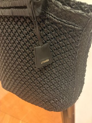 Bolso Uterqüe Piel Negro