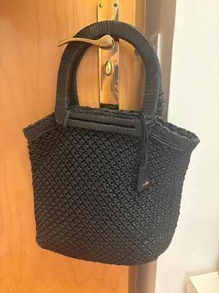 Bolso Uterqüe Piel Negro