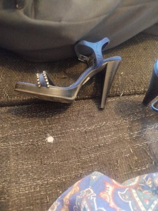 Sandalias Guess Azul y Plata