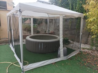 Jacuzzi Intex Hinchable Marrón