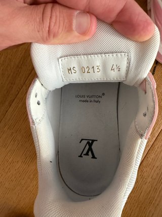 Sneakers Louis Vuitton Rosa Tg 38.5