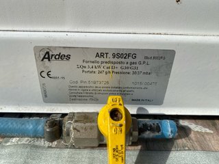 Fornello gas Ardes 2 fuochi bianco
