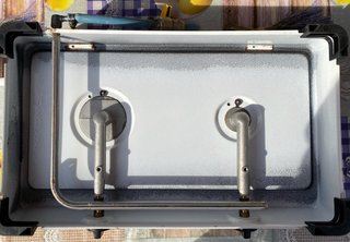 Fornello gas Ardes 2 fuochi bianco