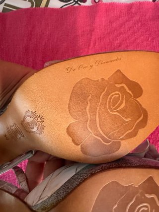 Sandalias de diseño (flor cala) Belén Doñate