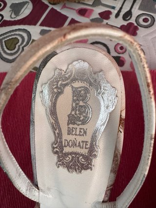 Sandalias de diseño (flor cala) Belén Doñate