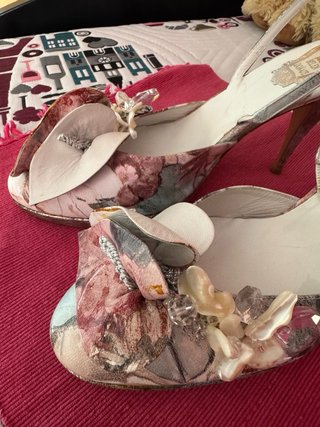 Sandalias de diseño (flor cala) Belén Doñate