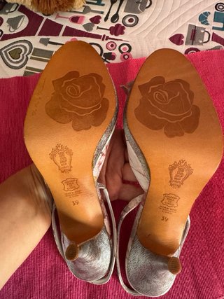 Sandalias de diseño (flor cala) Belén Doñate