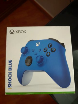 Mando Xbox Shock Blue + 2 Baterías recargables