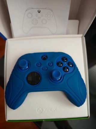 Mando Xbox Shock Blue + 2 Baterías recargables