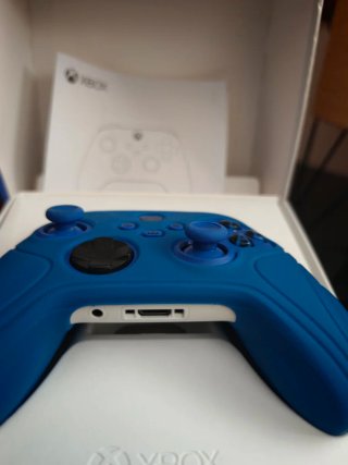 Mando Xbox Shock Blue + 2 Baterías recargables