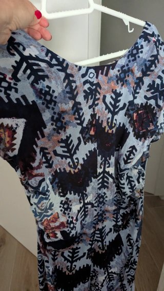 Vestido largo estampado verano