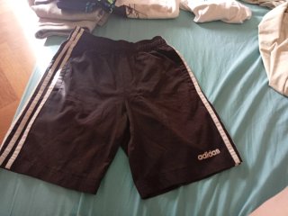 Pantalón corto deportivo Adidas negro 10/11 años
