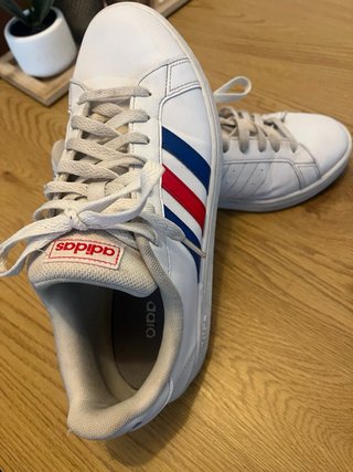 Zapatillas Adidas Clásicas Hombre Roja y Azul