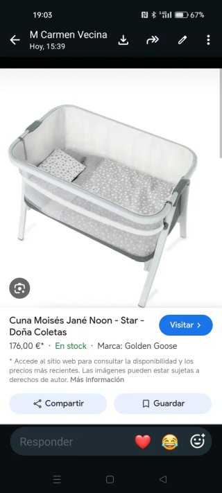 Mini cuna Jané Noon Star