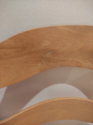 Sillas de madera con asiento de ratán