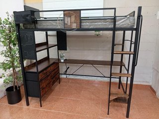 Litera Metálica Juvenil + Escritorio y Cajones