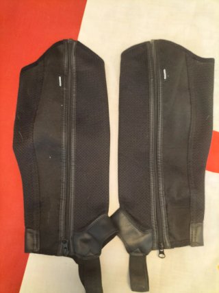 Polainas Equitación Talla XL Negro
