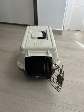 Transportín Perro/Gato Beige y Gris