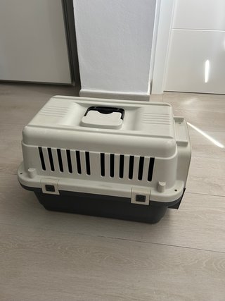 Transportín Perro/Gato Beige y Gris