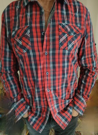 Camicia a quadri Zara uomo