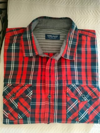 Camicia a quadri Zara uomo